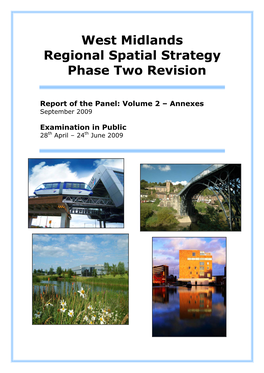 West Midlands Regional Spatial Strategy Phase Two Revision