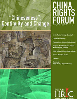 “Chineseness”: Continuity and Change