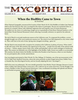 When the Bioblitz Came to Town by David Rust