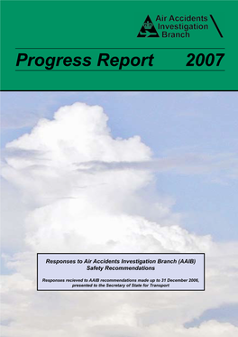 Progress Report 2007