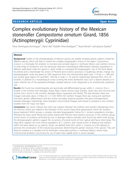 Complex Evolutionary History of The