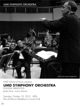 Umd Symphony Orchestra