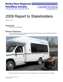 2009 Report to Stakeholders