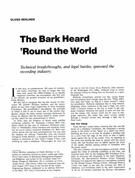 The Bark Heard 'Round the World