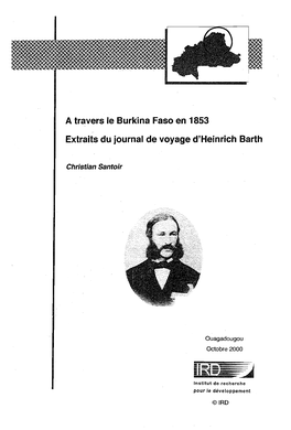 A Travers Le Burkina Faso En 1853
