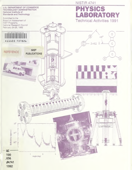 PHYSICS LABORATORY Technical Activities 1991