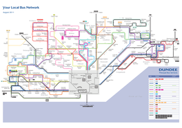 Dundee Route Map August2011 with Dashed Lines