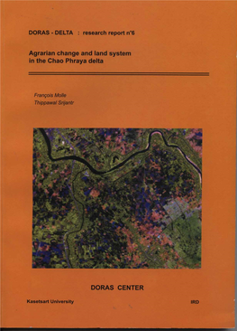 Agrarian Change and the Land System in the Chao Phraya Delta