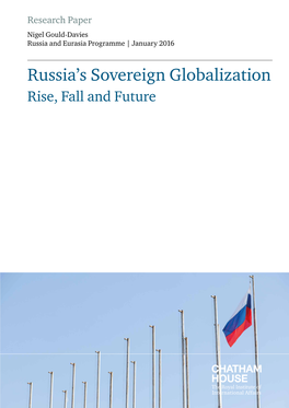 Russia's Sovereign Globalization