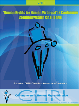 The Continuing Commonwealth Challenge(2007)
