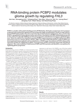 Jci.Org Volume 123 Number 5 May 2013 2103 Research Article