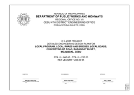 Department of Public Works and Highways Regional Office No