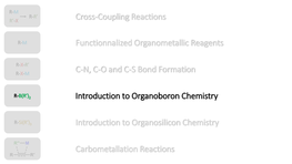 Enantioelective Hydroboration R-M