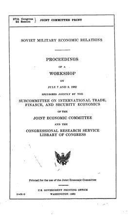 Proceedings Workshop