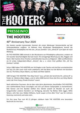 Presseinfo the Hooters