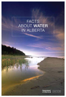 Facts About Water in Alberta