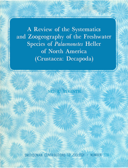 A Review of the Systematics and Zoogeography of the Freshwater Species of Palaemonetes Heller of North America (Crustacea: Decapoda)