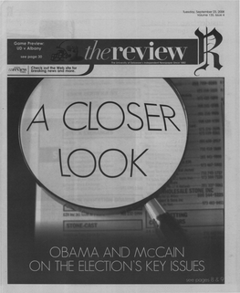 Tuesday, September 23,2008 Volume 135, Issue 4 2 September 23, 2008