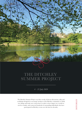 The Ditchley Summer Project