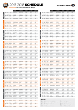 2017-2018Schedule