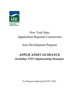 New York 2021 Grants Guidance and Implementation Strategies