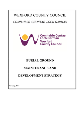 Burial Ground Maintenance and Development Strategy