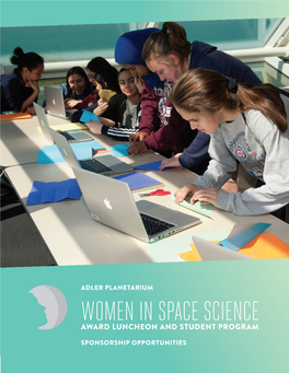 Women in Space Science Award Luncheon and Student Program