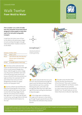 Walk Twelve from Wold to Water