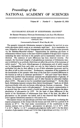 Proceedings of the NATIONAL ACADEMY of SCIENCES