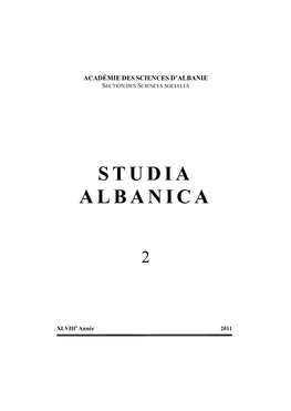 Studia Albanica