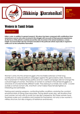 Women in Tamil Eelam