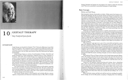 Introduction to Gestalt Therapy