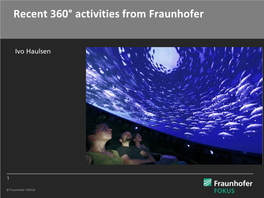360°News from Fraunhofer