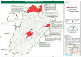 SUICIDE ATTACKS in PUNJAB Legend January, 2014 to February, 2015