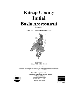 Kitsap County Initial Basin Assessment October 1997