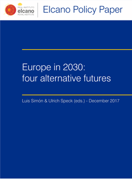 Europe in 2030: Four Alternative Futures