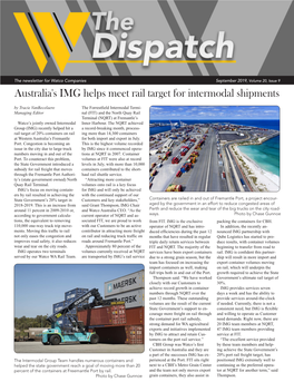 Australia's IMG Helps Meet Rail Target for Intermodal Shipments