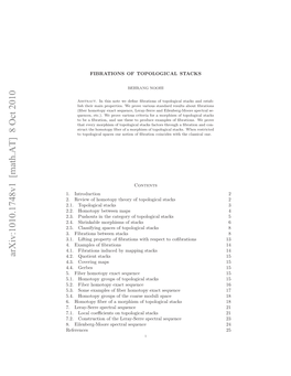 Fibrations of Topological Stacks 3