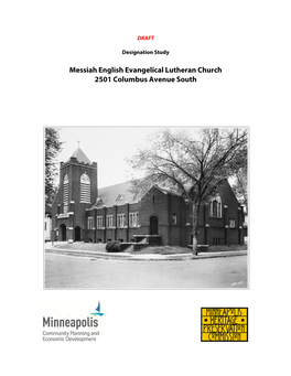 Messiah Lutheran Designation Study