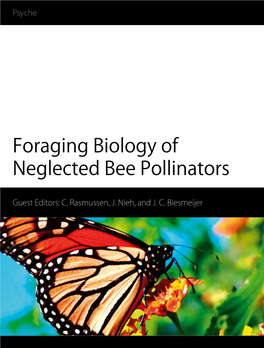 Foraging Biology of Neglected Bee Pollinators