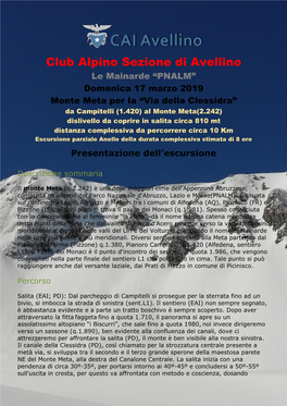 Club Alpino Sezione Di Avellino