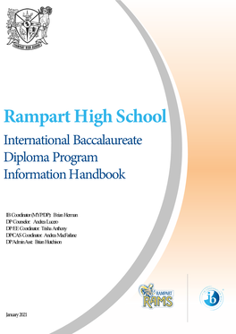 Rampart High School International Baccalaureate Diploma Program Information Handbook