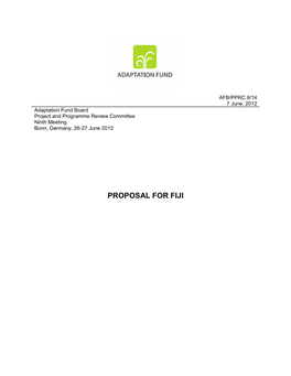 AFB.PPRC .9.14 Proposal for Fiji.Pdf