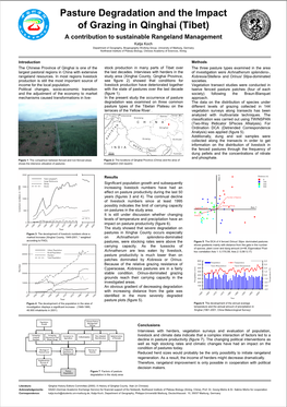 Pasture Degradation and the Impact of Grazing in Qinghai (Tibet)