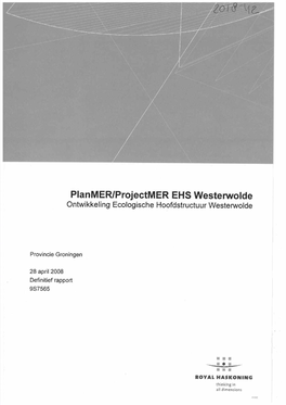 Planmerlprojectmer EHS Westerwolde Ontwikkeling Ecologische Hoofdstructuur Westerwolde