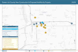 Eastern LA County New Construction & Proposed Multifamily Projects