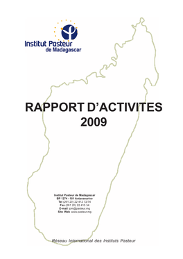 Rapport D'activites 2009
