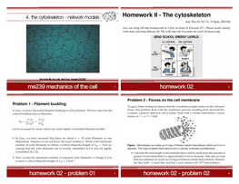 Me239 Mechanics of the Cell Homework 02 Homework 02