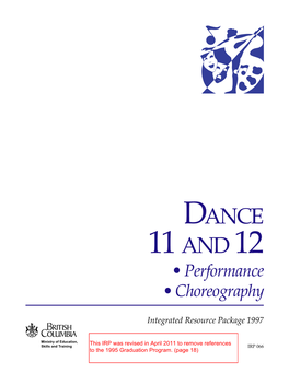 1997Dance1112 Perfchoreo.Pdf