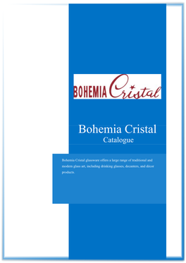 Bohemia Cristal Catalogue